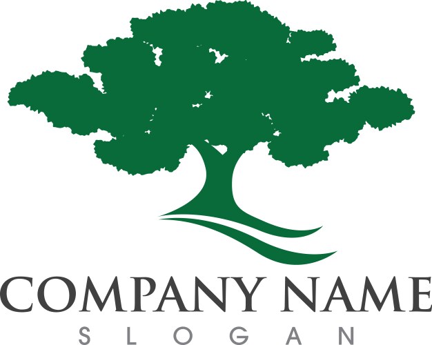 Kids tree logo icon design Royalty Free Vector Image