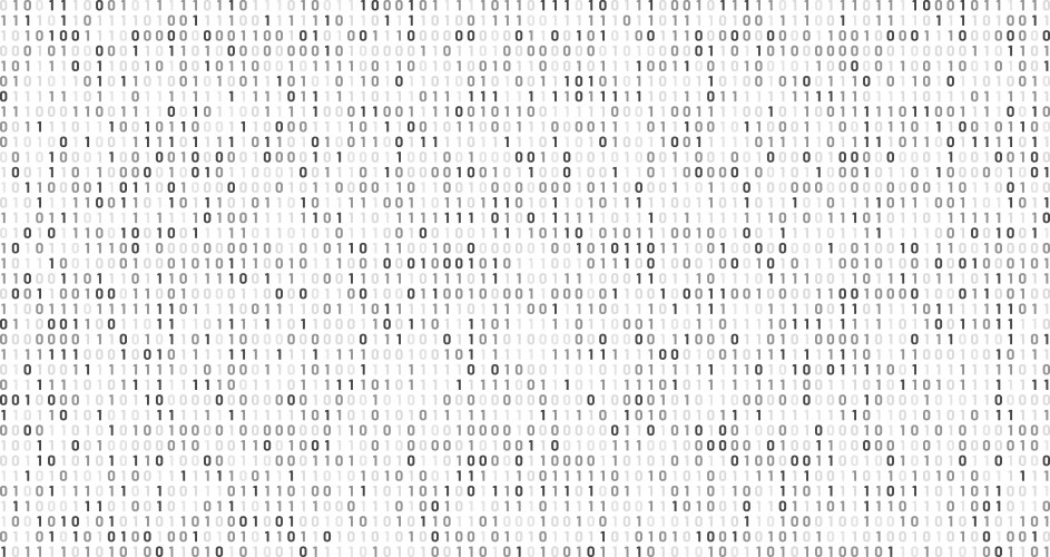 Binary Code Matrix Data Stream vector image