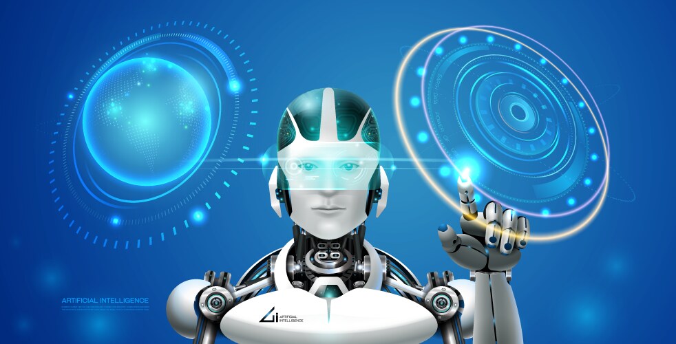 Robot Royalty Free Vector Image - VectorStock