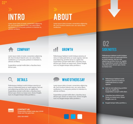 Modern and simple multipurpose design layout vector image