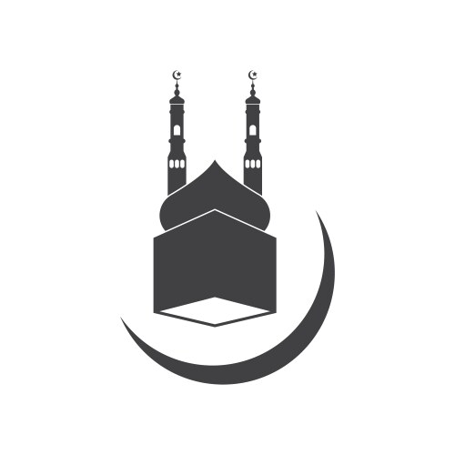 Islamic mosque logo Royalty Free Vector Image - VectorStock