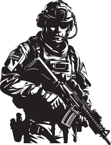 Silhouette Sniper Commando Vector Images (over 480)