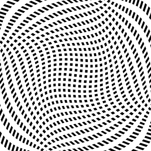Grid mesh pattern with distortion abstract vector image