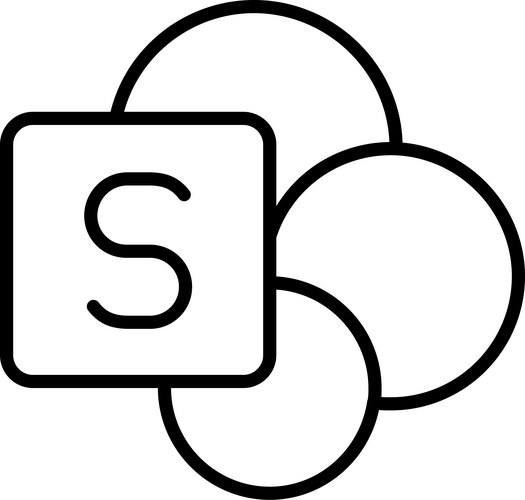 Microsoft SharePoint Logo Set – Royalty-Free Vector | VectorStock