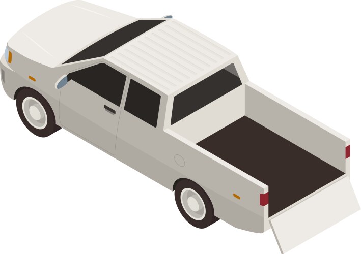 Truck isometric Royalty Free Vector Image - VectorStock