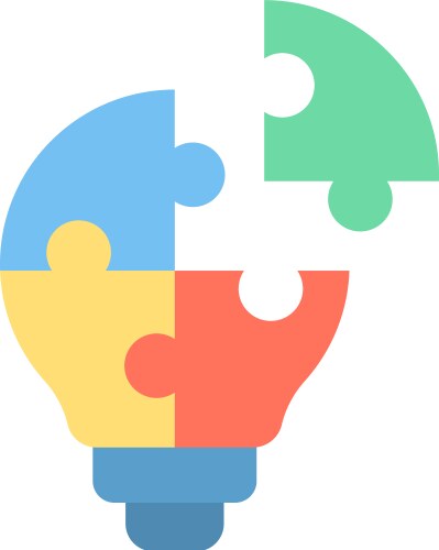Problem solving icon image vector image