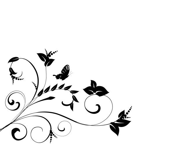 Floral Swirl Royalty Free Vector Image Vectorstock Floral Swirl Royalty Free Vector Image Vectorstock
