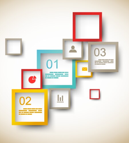 Modern design minimal style infographic template Vector Image