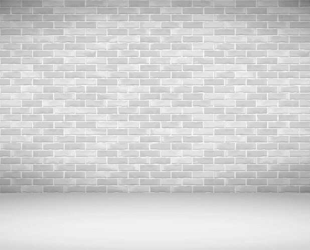 Old white brick wall Royalty Free Vector Image