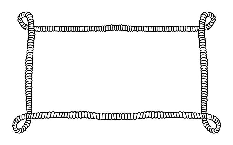 Rope Border Black Vector Images (over 1,700)