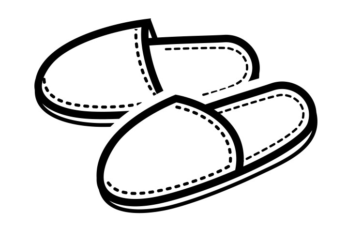 Home slippers icon cartoon style Royalty Free Vector Image