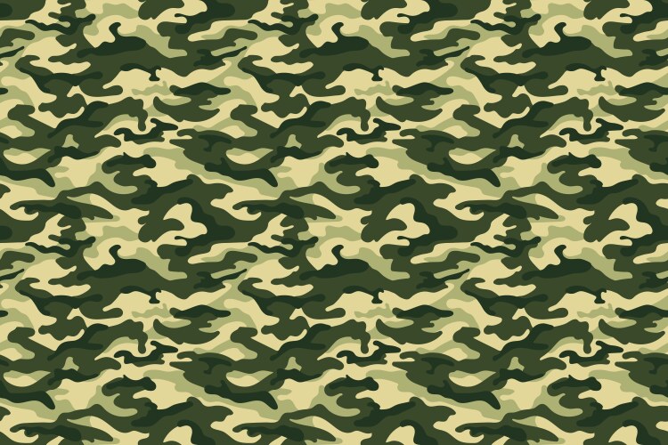 Army camouflage seamless pattern green-brown Vector Image