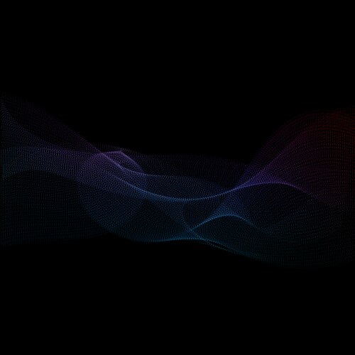 Abstract Techno Dots Pattern vector image