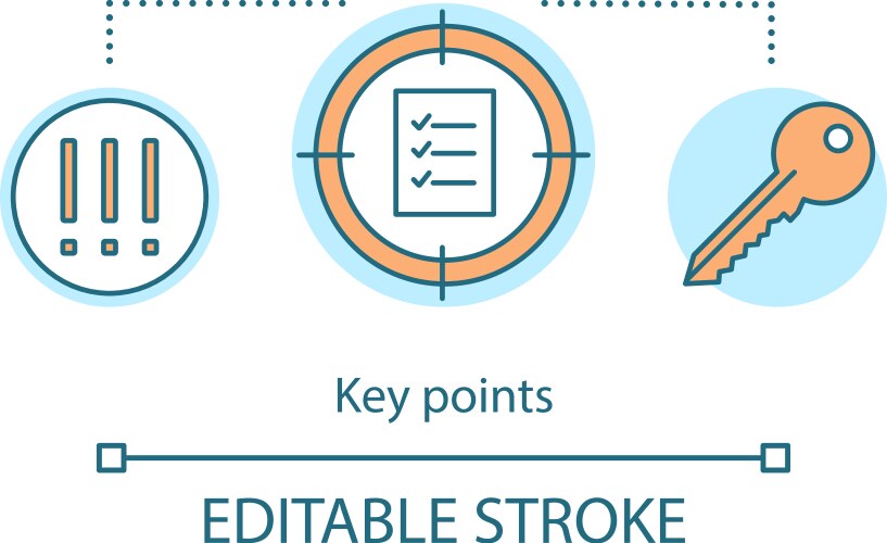 Key Features Vector Images (over 460)