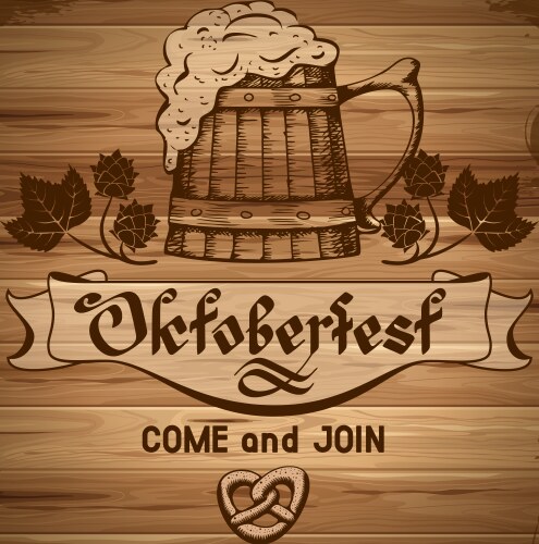 Oktoberfest labels Royalty Free Vector Image - VectorStock