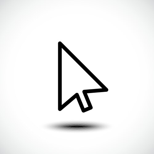 Cursor Pointer Click Arrow Icon vektorbild