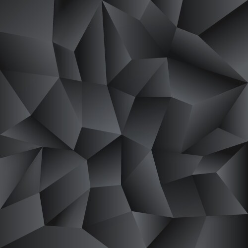 Background abstract polygon black and white Vector Image