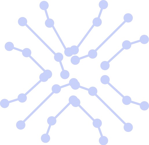 Computer network elements internet structure vector image