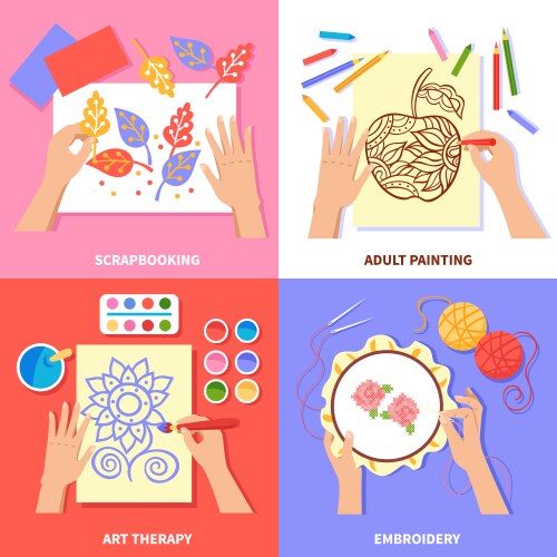 Kids handmade Royalty Free Vector Image - VectorStock