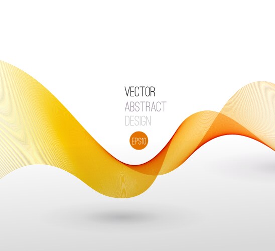 Template leaflet design with color lines vector image