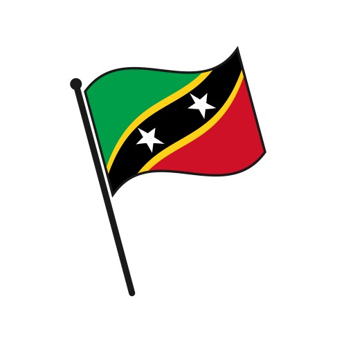 Simple flag isolated Vector Image