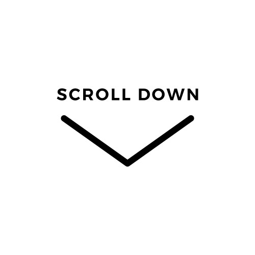 scroll down icon scrolling symbol for web design vector image