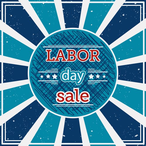 Labor Day Sale Poster Vector Image