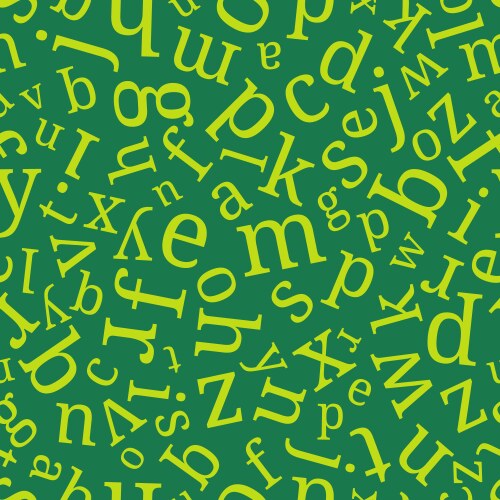 Alphabet seamless background – Royalty-Free Vector | VectorStock