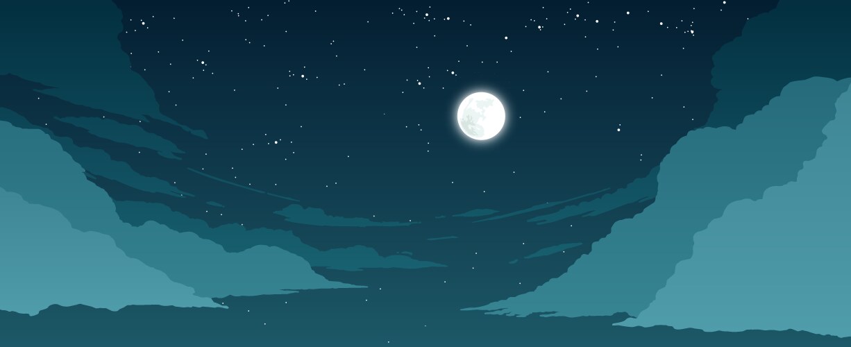 Night sky Royalty Free Vector Image - VectorStock