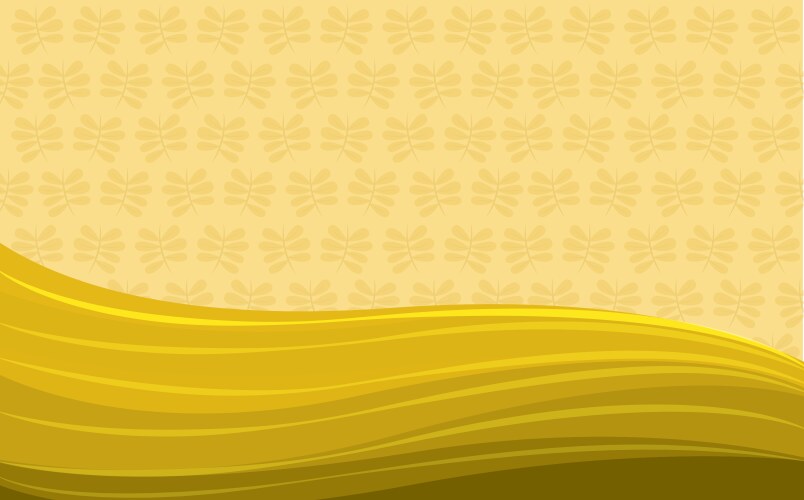 Background design with abstract patterns in yellow vector image