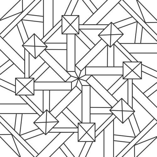 Abstract pattern the background of simple lines vector image