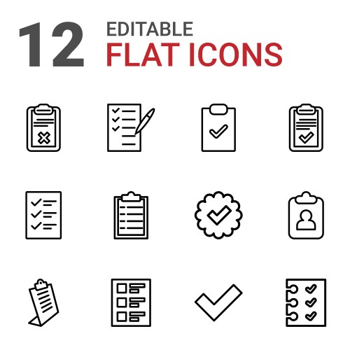 Checkbox icons Vector Image