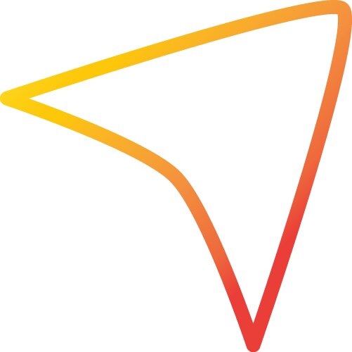 Cursor internet web technology interface gradient vektorbild