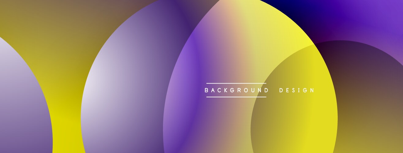 Abstract gradients overlap creating dynamic vector image