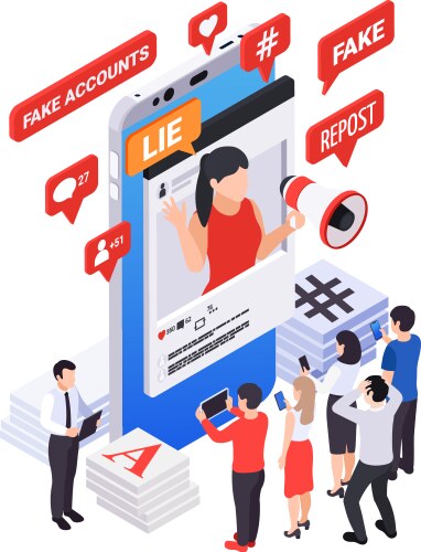 Loudspeaker of propaganda composition Royalty Free Vector