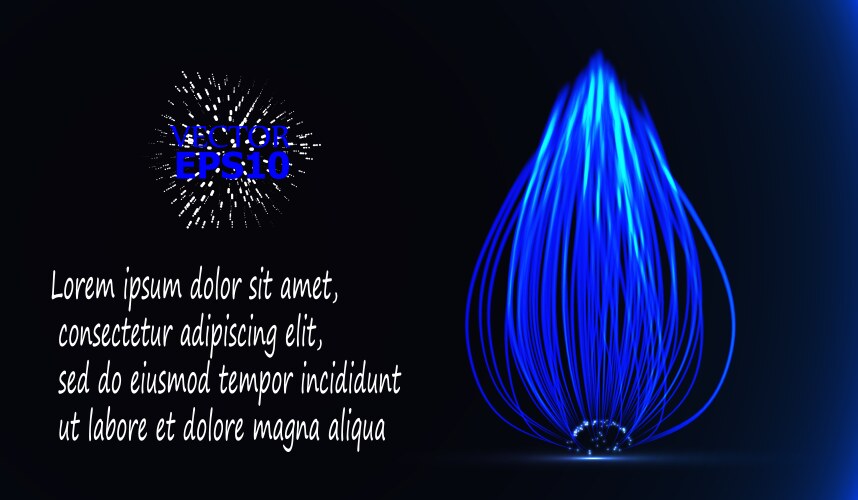 Abstract background with dots array and lines Vector Image