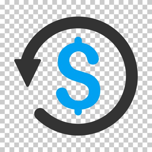 Chargeback icon Royalty Free Vector Image - VectorStock