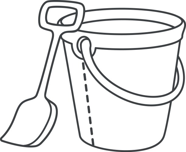 Bucket Royalty Free Vector Image - VectorStock