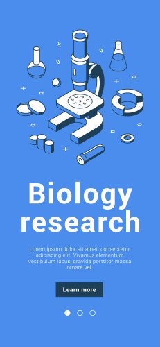 Biology research and chemical analyzing laboratory vector image