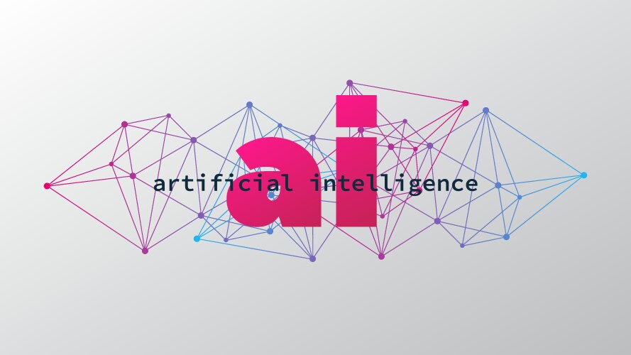 Artificial intelligence ai symbol Royalty Free Vector Image