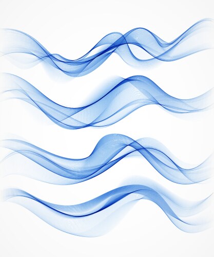 blue wave background for your vector