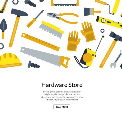 Construction tools Royalty Free Vector Image - VectorStock