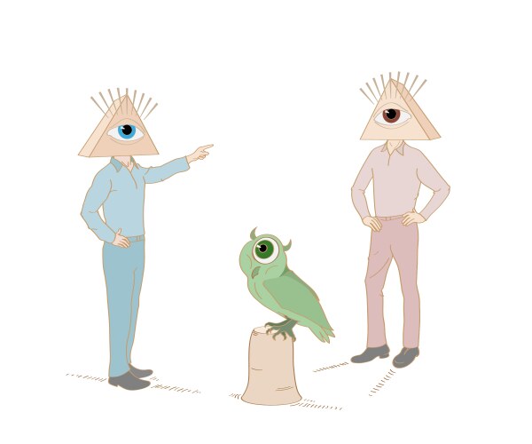 Symbolic Society - Hidden Figures Vector Image