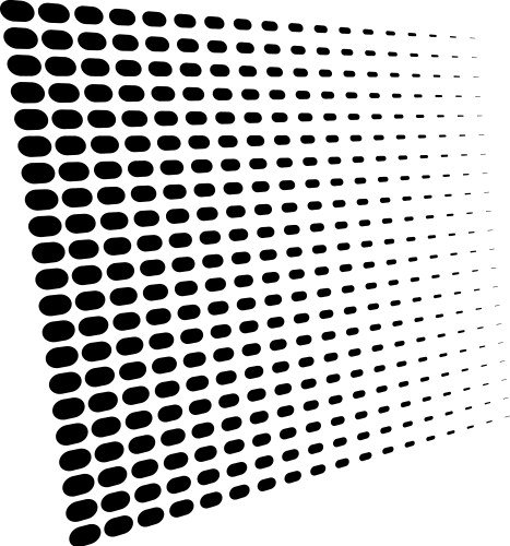 3d segmented dashed lines geometric pattern vector image