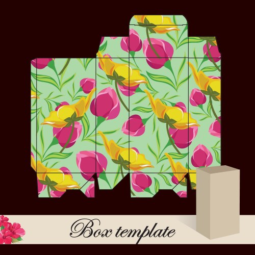 Gift box template Royalty Free Vector Image - VectorStock