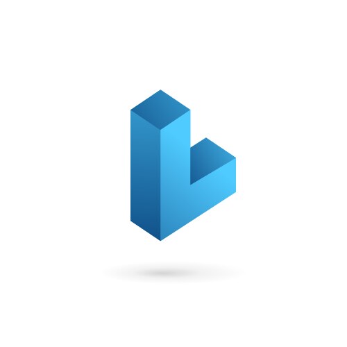 Letter l mosaic logo icon design template elements