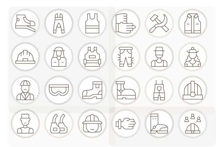 Labor & Workforce Icons – Royalty-Free Vector | VectorStock