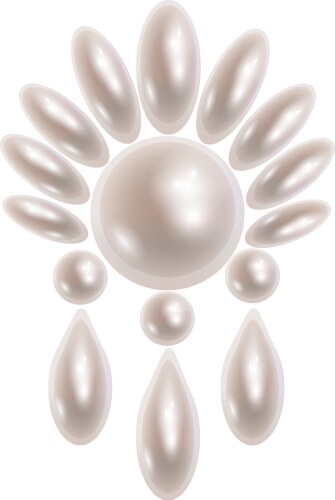 Pearl seamless texture Royalty Free Vector Image