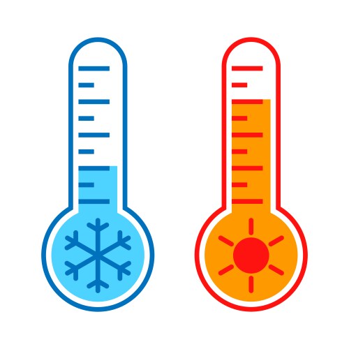 Temperature vector image