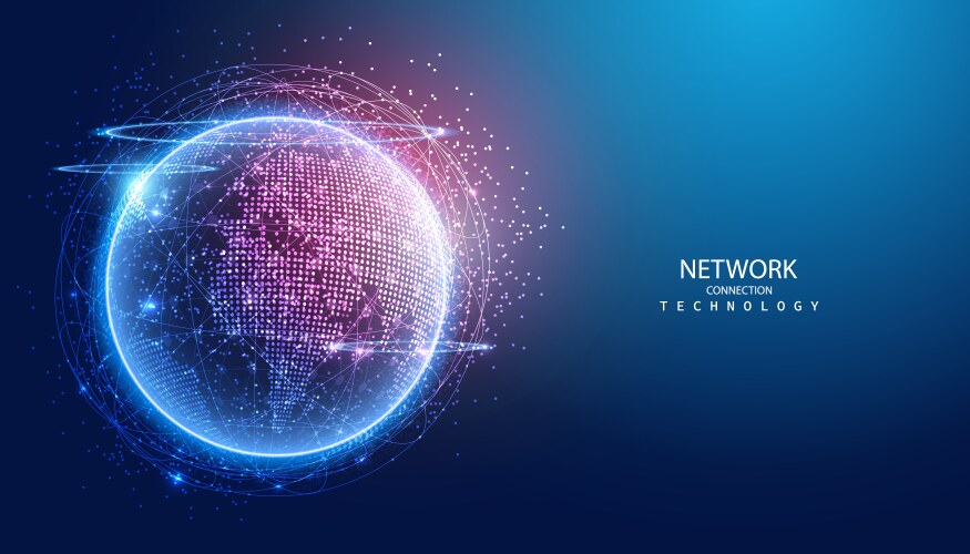 Abstract Network Connection Vector Images (over 330,000)